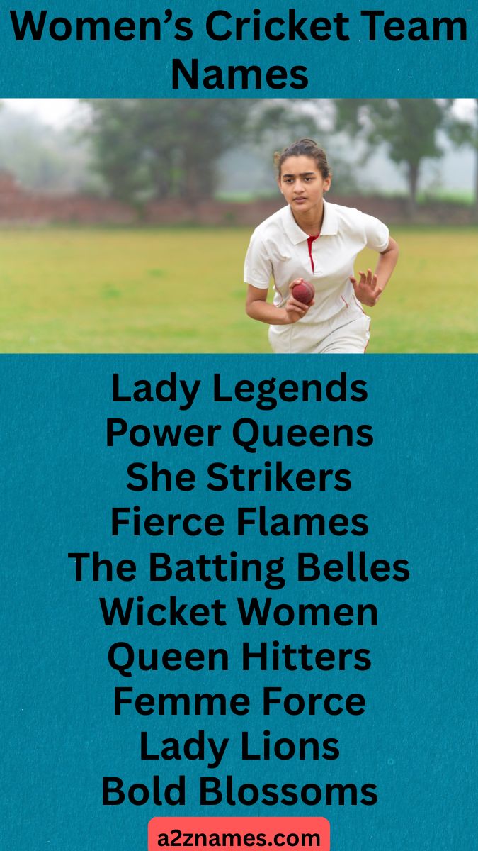 cricket team names