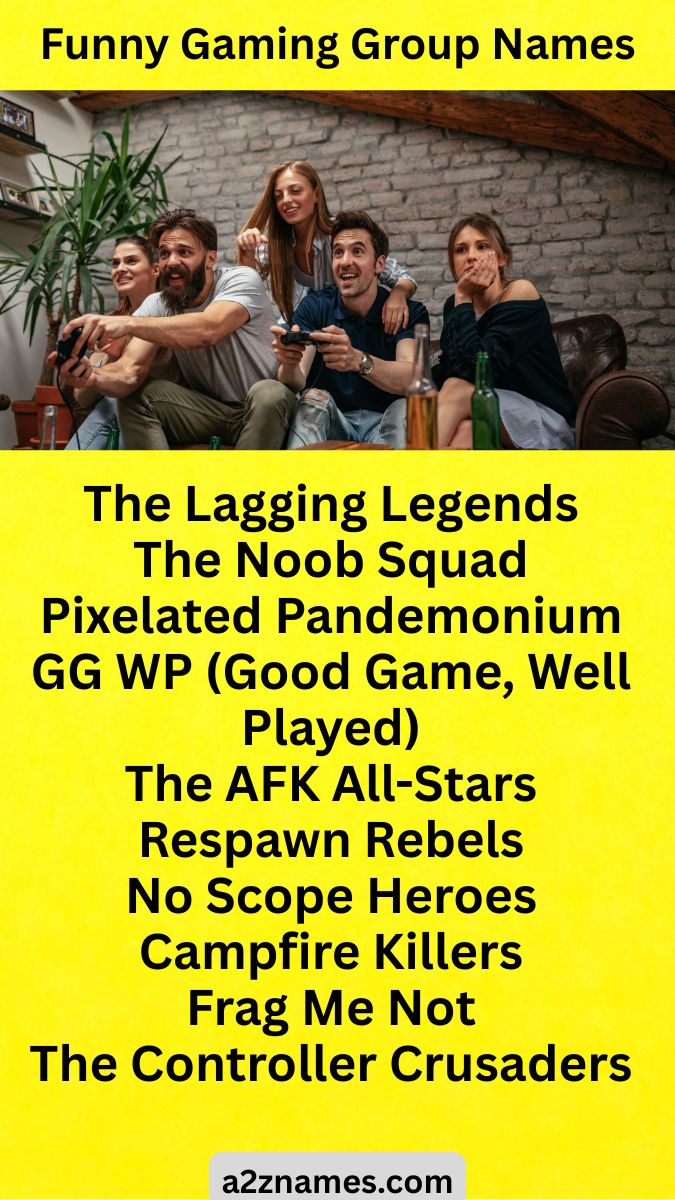 funny group names