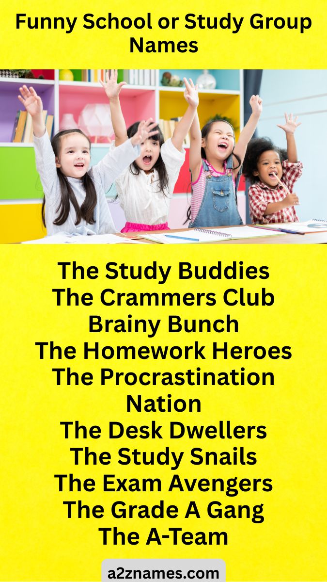 funny group names