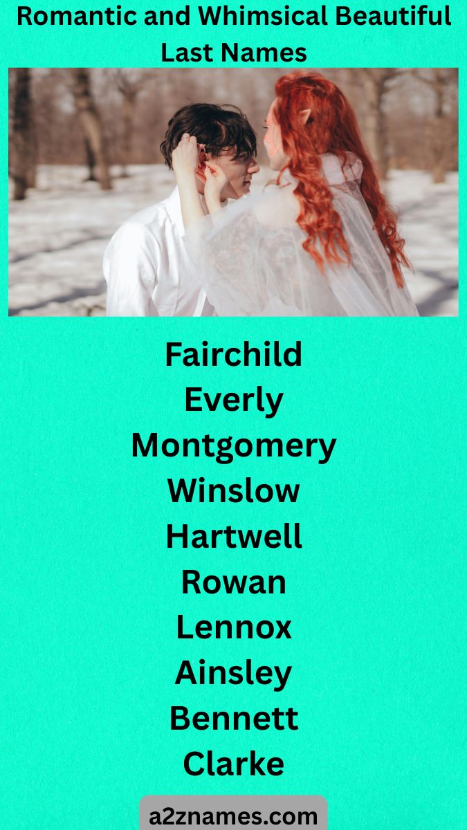 beautiful last names